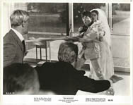  original 1967 US b&w still The Graduate Ben seizing Elaine at wedding