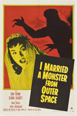 original 1958 US 1 Sheet poster I Married a Monster From Outer Space