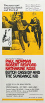 original 1969 daybill poster Butch Cassidy and the Sundance Kid