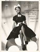 original 1951 photograph Audrey Hepburn Laughter in Paradise
